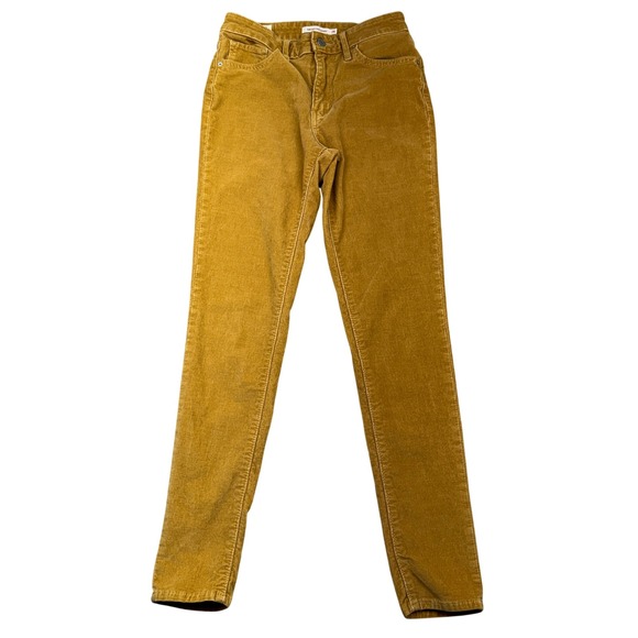 Levi's Premium 721 High Rise Skinny Corduroy Pants Women's Size 26 Fits 25" - Picture 1 of 12